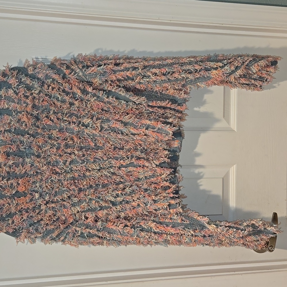 (New) New In Multicolor Full Zip Textured Sweater Womens Size M - Picture 9 of 13